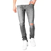 kalhoty jeans URBAN CLASSICS Slim Fit Knee Cut Denim 30